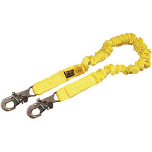 DBI Sala 1244306 Shockwave2 6' Single-Leg Shock-Absorbing Lanyard: (2) 3/4