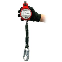 MILLER FL11-7/11FT MiniLite 11' Web Fall Limiter: Snap Hook