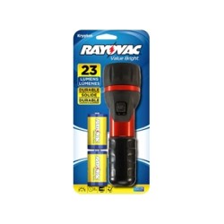 RAYOVAC 2D-B RBD Rubber and Aluminum 2D Flashlight