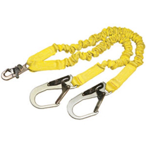DBI Sala 1244412 Shockwave2 6' Double-Leg Shock-Absorbing Lanyard: (2) 2 1/4