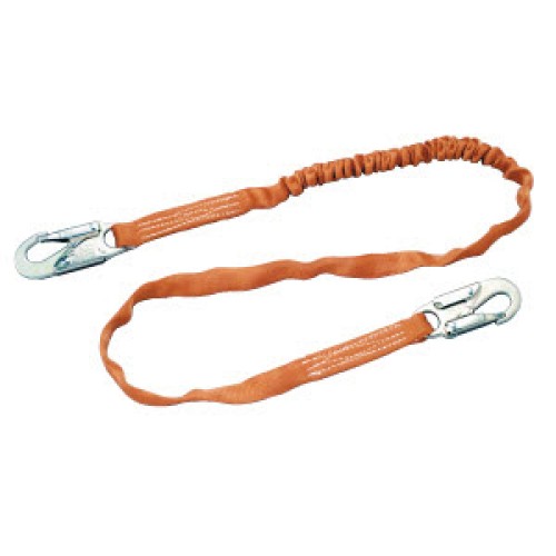 MILLER T5111/6FTAF Titan 6' Single-Leg Shock-Absorbing Lanyard: (2) 3/4