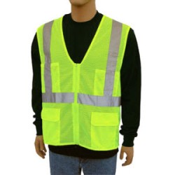 Cordova VS271P Class II Lime Surveyor Vest: 2