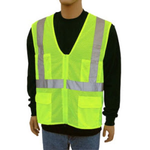 Cordova VS271P Class II Lime Surveyor Vest: 2