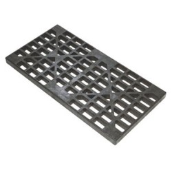 JUSTRITE 28259 2-Drum EcoPolyBlend Replacement Grate