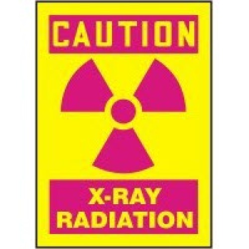 Radiation Signs Caution X-Ray Radiation Signs Accuform MRAD702VP Safety Signs