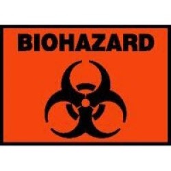 Biohazard Signs Biohazard Sign Accuform LBHZ506VSP Safety Labels