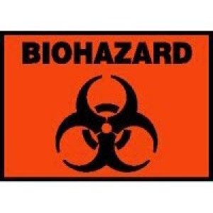 Biohazard Signs Biohazard Sign Accuform LBHZ506VSP Safety Labels