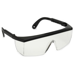 Cordova EAB10S Citation Safety Glasses: Clear Lens Black Frame 