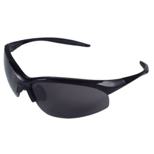 RADIANS IN1-20 Rad-Infinity Safety Glasses: Smoke/Gray Lenses Black Frame 